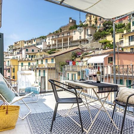 Ferienwohnung Wanderjohn Penthouse 5Terreparco Riomaggiore Exterior foto