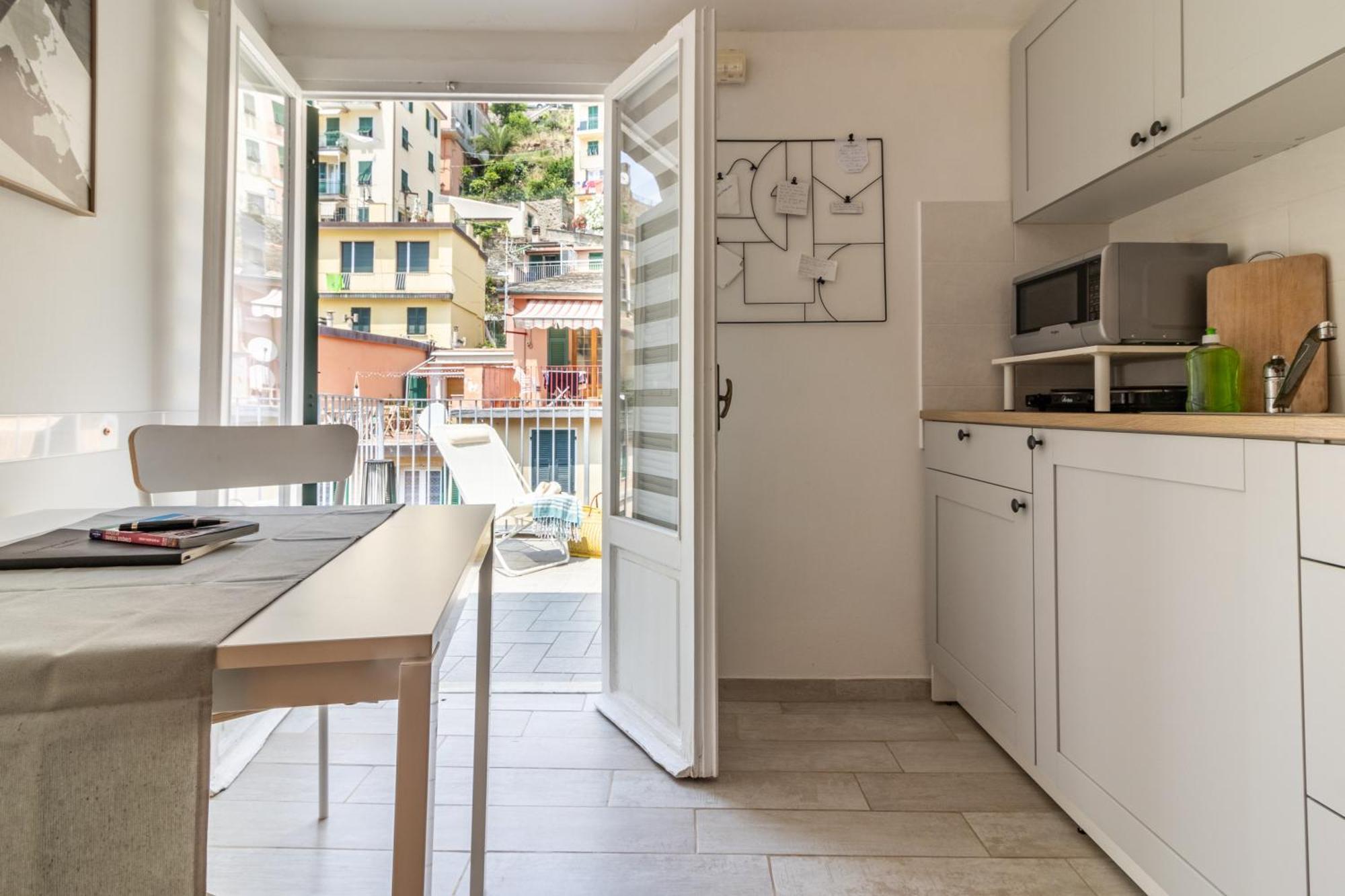 Ferienwohnung Wanderjohn Penthouse 5Terreparco Riomaggiore Exterior foto